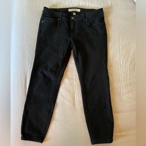 Burberry Black Skinny Cropped Jeans